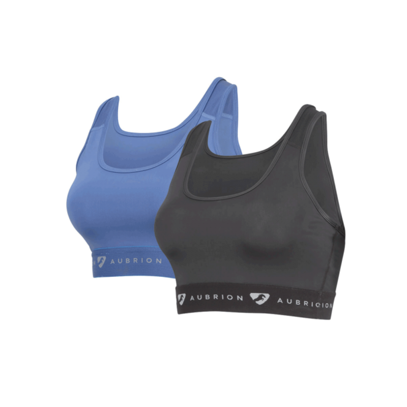 Shires Aubrion Ladies Sierra Sports Bra - Blue-2